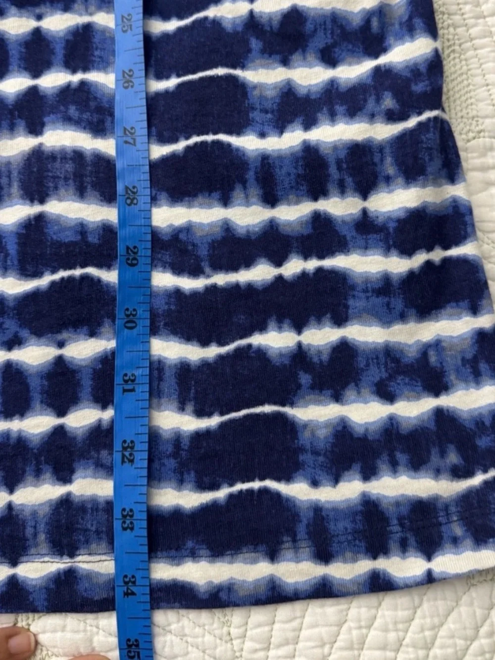 Tory Burch Navy Tie-Dye Hollie Dress-Size M